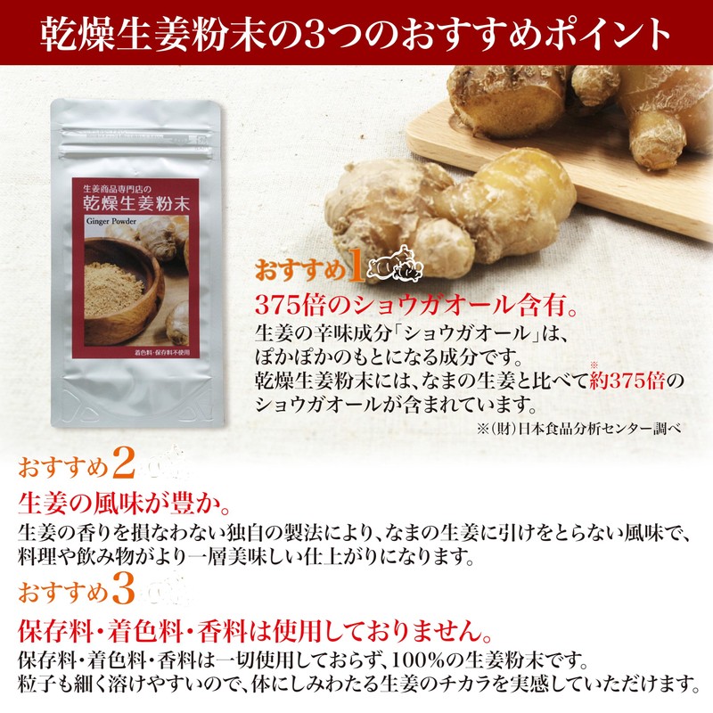 Sanwa Shoken Dried Ginger Powder, 1 Bag (1.1 oz (30