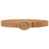 XZQTIVE Straw Woven Belt for Women Stretch Elastic Braided Waist
