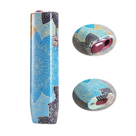 Goodshop001 Hard Shell Protective Case Compatible with IQOS Iluma One, Hard Plastic Case with Neck Strap, Beautiful Pattern Case Cover (F)