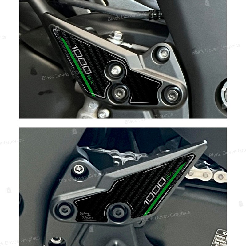 3D Resin Stickers Protectors Compatible with Kawasaki Ninja 1000 SX