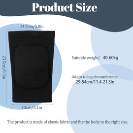 Guiqulai Volleyball Knee Pads, Breathable Knee Pads Volleyball with Thick Foam Padding for Men Women Youth, Knee Braces for Dance Yoga Soccer Tennis Running Cycling Climbing