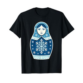 Matryoshka Doll Art Russian Nesting Wooden Stacking Set T-Shirt