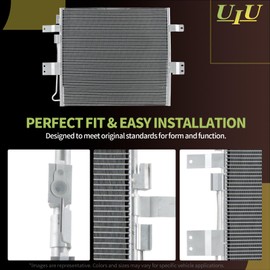 UIU Radiator Compatible with 2007-2011 Camry L4 2.4L, 2010-2011 Camry 2.5L 4CYL DWRD1081