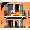 3×5 FT Canada Spain Flag, Large 100D Canadian Spanish Friendship