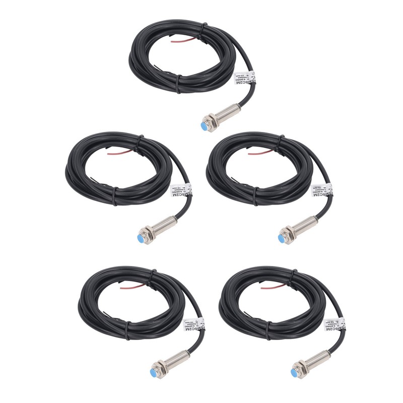 5Pcs Proximity Sensor Approach Switch 4‑24VDC NPN Normally Open for