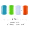 zYoung 4 Pcs Hair Comb Double Sided Fine Tooth Combs