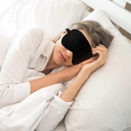 marysgift Eye Masks Blackout Anti-Allergy Blindfold with Elastic Strap Sleep Mask for Night Travel Nap Meditation,YZ0216