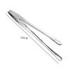 24/28CM Stainless Steel Kitchen Straight Grill Tweezers BBQ Food Tongs