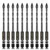 10 Pcs 3/16" Masonry Concrete Drill Bit Set for Tile