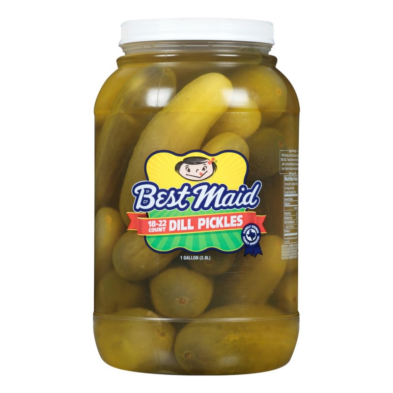 Best Maid Dill Pickles 1 Gal 18-22 Count (1 Pack)