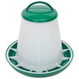 Olba Poultry Feeder 1 kg Chicken Trough, Feeding Trough, Chick Feeding Trough, Quail Feeder with Lid and Hanger