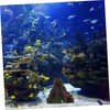 KONTONTY Lifelike Volcano Air-Stone Fish Tank Resin Decor Unique Aquarium