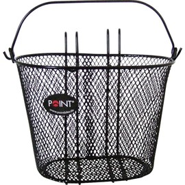Point Kinder Fahrradkorb VR Colour, schwarz, 25x16x16cm, 05102805