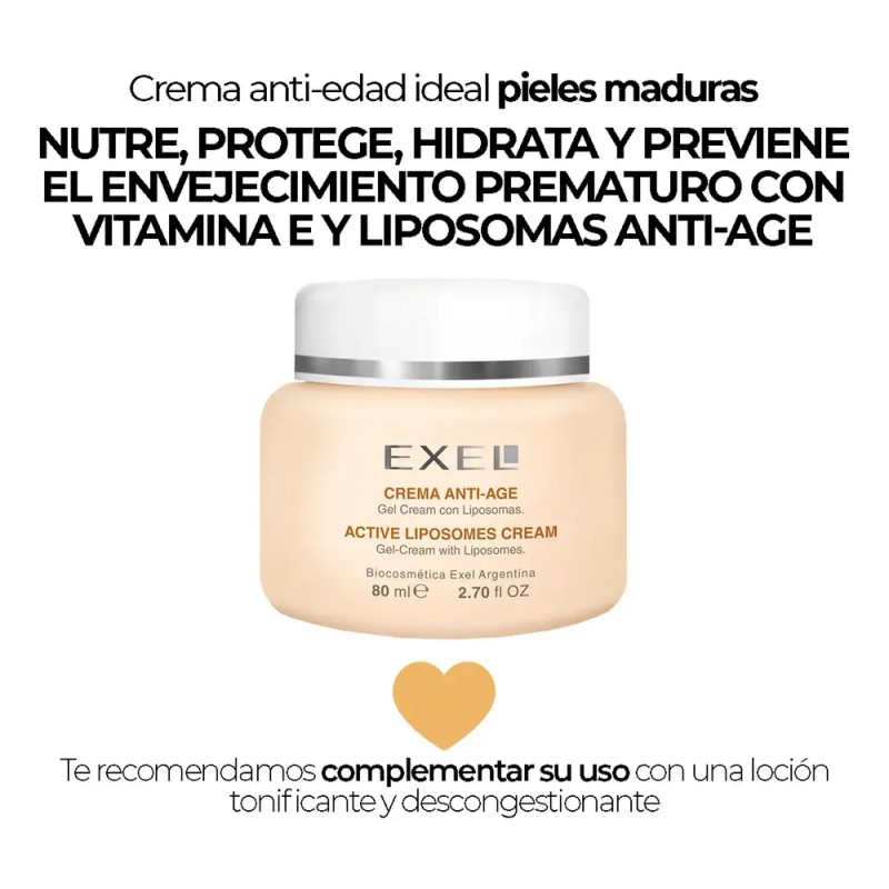 Crema Antiage Con Liposomas Vitamina A E y C Nutritiva