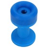 3pcs Trailer Bow Stop Roller Blue PVC Keel Roller Wear