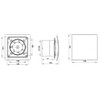 Armar Trading LTD Bathroom Fan Diameter 100 mm Stainless Steel