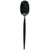 Lucky Wood 0-12606-090 Meteora Satin Black Coffee Spoon
