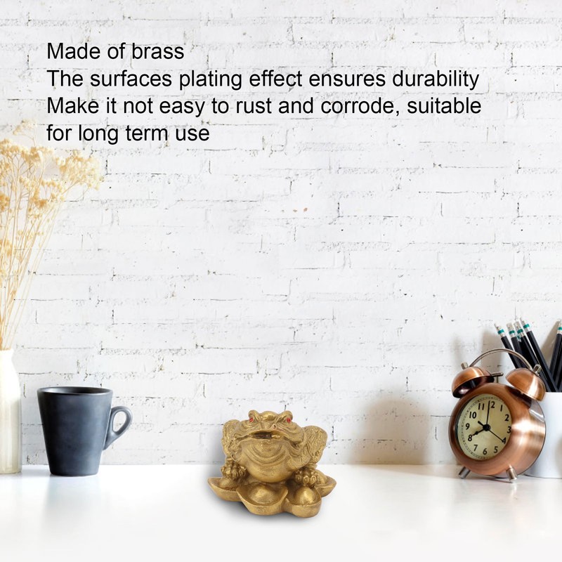Money Toad Fortune Good Luck Attract Wealth Corrosion Resistant Three