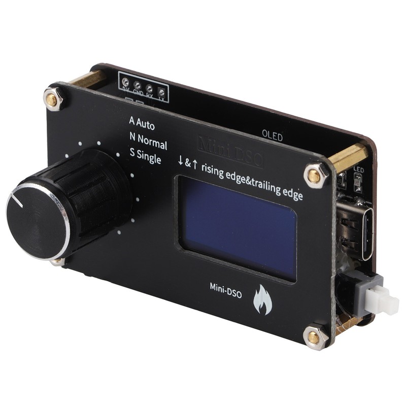 Mini Oscilloscope with Button 0.96in Organic LightEmitting Diode Display Industrial