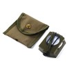GWHOLE Kompass Militär Marschkompass mit Tasche für Camping, Wanderung, deutsche