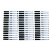 School Smart BY1076-48BLACK Dry Erase Pen Style Marker, Fine Tip,