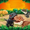 10 PCS Dinosaur Action Figures Set, Movable Mouths Biting Finger