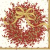 Caspari 16.5cm Pepperberry Lunch Napkin, Pack of 20