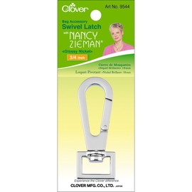 clover Swivel Latch (18mm: Glossy Nickel), 18