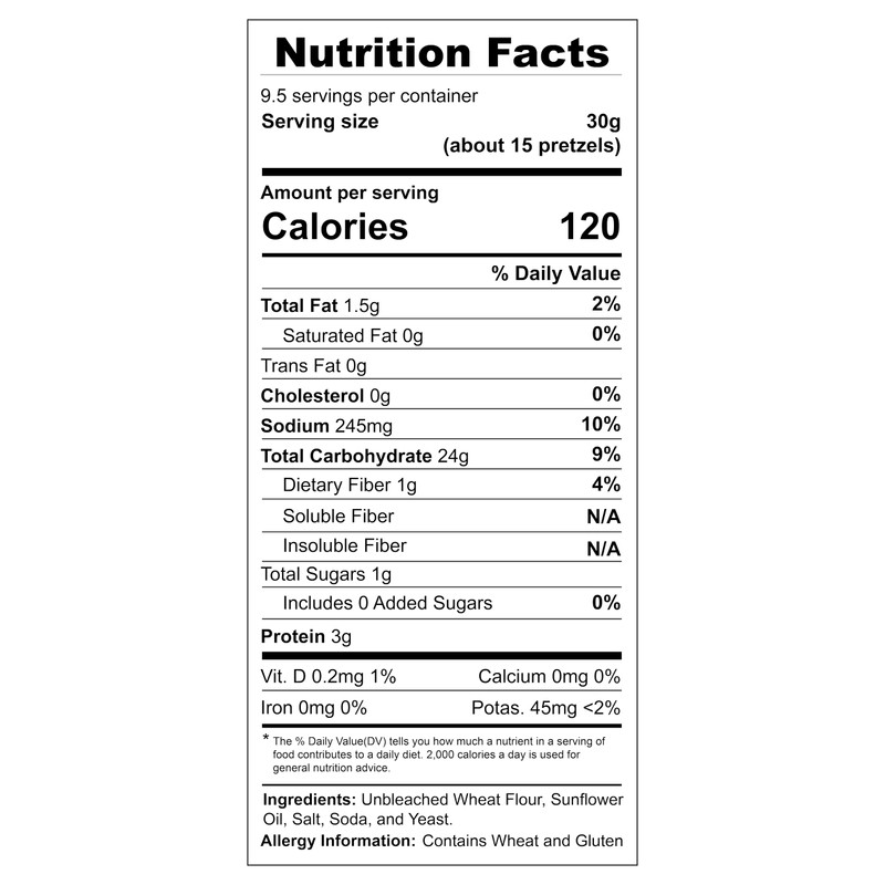 Unique Pretzels - Original Pretzel Shells, Homestyle Baked, Vegan, Certified