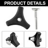 MIRKUZI Grab Handles for Lawnmower 2 Pieces Lawn Mower Handle