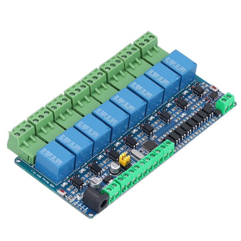 Relay Module 8 Channel Optocoupler Isolated Input Output Board Control