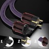 YuanYong Audiophiles HiFi Power Cable Audio Power Cable 12AWG 7N