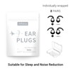 Afflatus Ear Plugs for Sleeping, Comfortable Sleeping Earplugs, 2 Pairs