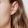 Gold Star Earrings for Girls, Hypoallergenic S925 Sterling Sliver Stud