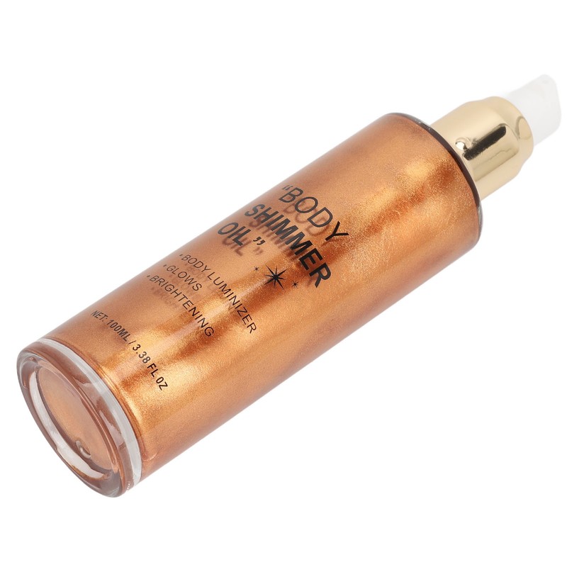 100ml Body Highlighter Oil Long Lasting Face Glitter Illuminator Shimmering
