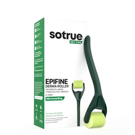 Sotrue Epifine Derma Roller For Hair Growth 0.5 mm With 540 Medical Grade Stainless Steel Needles Repairs Damaged Hair, Hair Fall Hair Thickening Reduces Acne Scars Safe Effective To Use