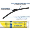 VEIGEIR 26 inch + 20 inch Windshield Wiper Blades Compatible