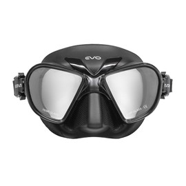 SPEARFISHING WORLD Evo X-Dream Mask - Low Volume for Freediving & Spearfishing (Black)