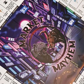 Flyer Brothers Market Mayhem | The Action Packed Stock Trading Board Game | 2-4 Players | 90 Minutes