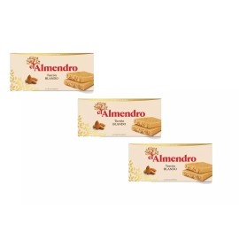 El Almendro 3 Pack Of El Almendro Soft Almond Turron Gluten Free 7 Ounces Each Pack