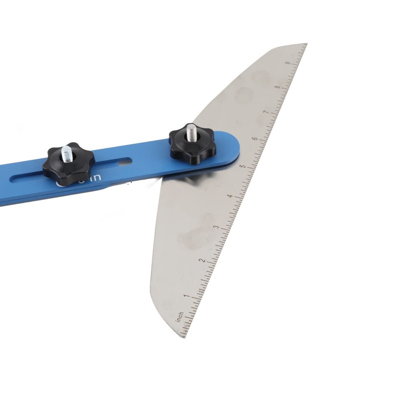 EWANYO Stair Tread Template Tool, Metal Stair Tread Gauge Shelf