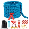 MKO SHUN Tug of War Rope 20FT for Adults and