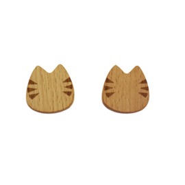 speed mao Cute Cat Paw Wooden Chopsticks Rest Caratory, Set of 6