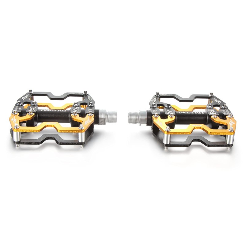 SKYPLANET Mountain Bike Pedals 9/16 Inch Pedals CNC Aluminum Alloy