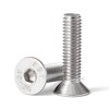 M6-1.0 x 16mm Flat Head Hex Socket Cap Screws Countersunk