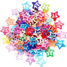 100 Horquillas Estrella Multicolor Iyouwei