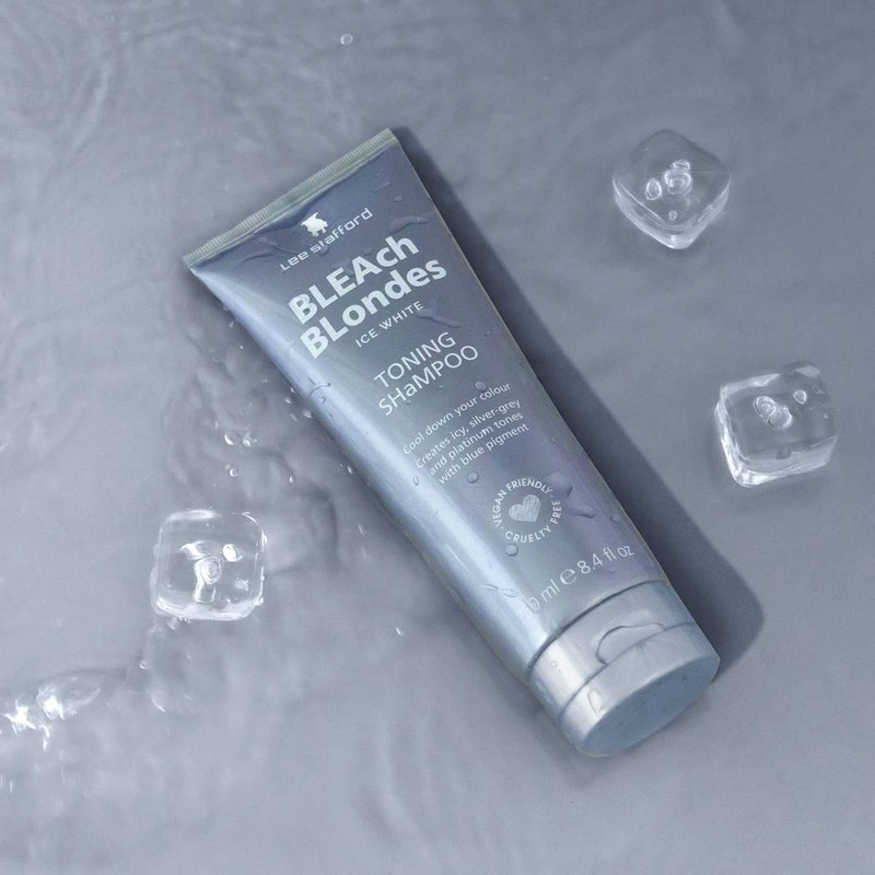 Lee Stafford Bleach Blondes Ice White Toning Shampoo