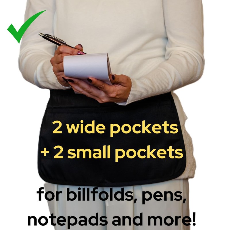 Staffshare365.net Apron Restaurant Bar Waiter Waitress Server Easy Adjustable Belt