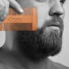 Longivia® Beard Comb Wood Ecological 100% Pear Wood Beard Comb