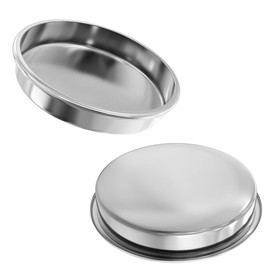 58mm Backflush Disk, Backflush Filter Espresso, Stainless Steel Back Flush Blind Filter Basket for Breville Gaggia Classic and other Espresso Machines Machines Espresso Cleaning Disc - 2 PCS